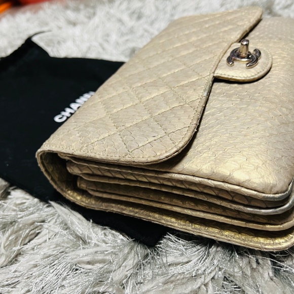 100% Authentic Gold Python Chanel Bag - Picture 7 of 11
